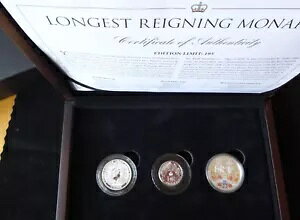 2015 AUS $1 UK ?20 CAN $20 �V���o�[ �R�C�� �{�b�N�X �Z�b�g + COA �Œ��݈� 1/195