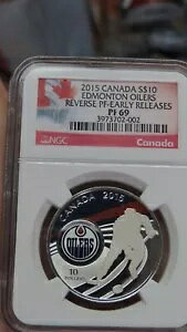 2015 Ji_ Ghg IC[Y NHL - 1/2 IX NGC PF 69 o[X v[t Vo[ $10 RC