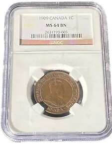 1909 Ji_ 1C 1 Zgd | NGC O[fBO | MS64BN |AnCO[h | KM#8