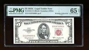 DBR 1953-C $5 �@��ʉ� Fr. 1535 �W�F�� PMG 65 EPQ �V���A�� C61878990A