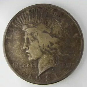 1921 �s�[�X �V���o�[ �_���[ $1 �č������� 90% �R�C�� F Z679