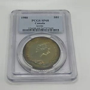 1980 $1 PCGS �J�i�_�k�Ɍ���h�� SP69 �g�[��