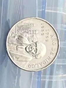 1953 メキシコ 5 ペソ イダルゴ銀貨