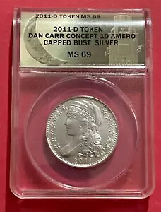 �_�j�G�� �J�[ 2011-D �L���b�v�t���o�X�g �g�[�N�� �V���o�[ ANACS �F�� MS 69 �t�@���^�W�[ �^�C�v