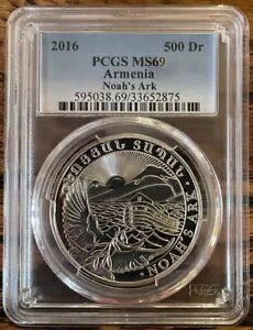 mA̔M 2016 AjA .999 Vo[ 1 IX RC 500 hIX n PCGS MS69