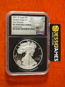 2021 W v[t Vo[ C[O NGC PF70 Eg JI t@[Xg [X ^Cv 1 ubN RA