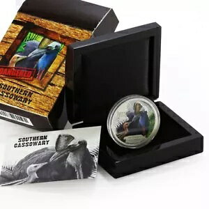 2016 Southern Cassowary - 1�I���X .999 �V���o�[ �v���[�t �R�C�� - �c�o�� - ���葢��
