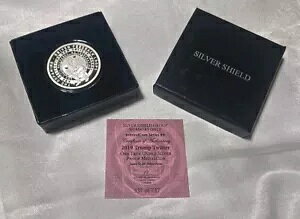 2019 �V���o�[ �V�[���h 1 �I���X .999 �V���o�[ �v���[�t �g�����v �c�C�b�^�[ �{�b�N�X & COA 737 �~���e�[�W�t��