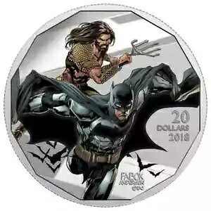 �J�i�_ 2018 $20 The Justice LeagueTM: �o�b�g�}���ƃA�N�A�}�� 1 �I���X ����R�C��