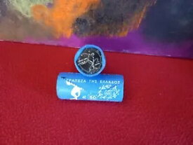 初の EU 記念 2 ユーロ硬貨、ギリシャ、2004 年、ロール、25 コイン