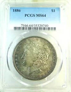 1886 �����K���h�� PCGS MS64 *VAM 21 8 �f�U�C�i�[�C�j�V���� TOP100*