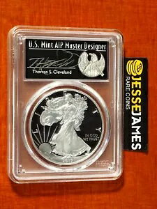 2017 W �v���[�t �V���o�[ �C�[�O�� PCGS PR70 DCAM �N���[�u�����h �t�@�[�X�g �X�g���C�N �t���[�_�� ���x��