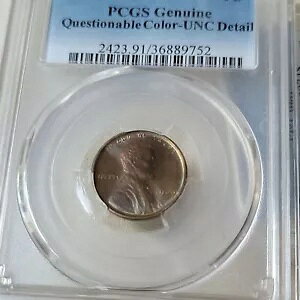 1909 VDB 1c PCGS {̋^킵F-UNC fBe[ čRC