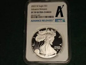 2022 W Silver Eagle Advance �� PF70 �E���g�� �J���I�uA�v���x���������[�X
