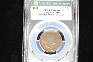 1723 �E�b�h�̃n�C�o�[�j�A �n�[�t�y�j�[�B Martin 4.28-Gc.2- PCGS VF �̏ڍׁB���A���e�B-6!!
