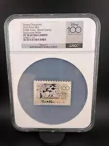 2023 NGC PF70 U-CAM 100 Years of Wonder World �X�^���v ���C�D�E�B���[ 1�I���X .999 Si