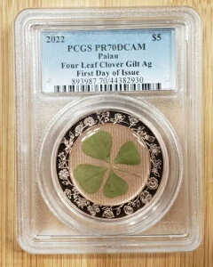 2022 pI 1 IX lt̃N[o[ Vo[ 5 h PCGS PR70DCAM s