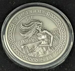 2015 Norse God SIF 2�I���X �V���o�[ �A���e�B�[�N UHR �R�C��BOX/COA -Mintage 1000-