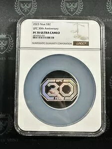 2023 �j�E�G UFC 30 ���N�L�O 1 �I���X �V���o�[ NGC PF70 �E���g�� �J���I 1993 �~���e�[�W