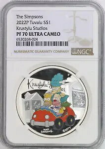 2022-P NGC �c�o�� �V���v�\���Y �N���X�e�B�� �X�^�W�I �V���o�[ �v���[�t �R�C�� PF70