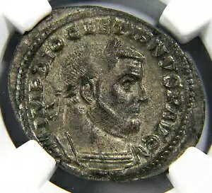 [}RC fBINeBAkX/V AD 284-305 Bi Nummus NGC Choice ɍ