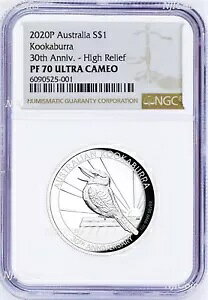 2020 I[XgA nC[t 1 IX Vo[CJZ~ 30 A $1 RC NGC PF70 +OGP