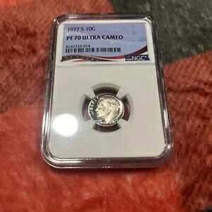 1977 S 10C ���[�Y�x���g �_�C�� PF70 �E���g�� �J���I PR 70 Dcam NGC �g�b�v �|�b�v �p�[�t�F�N�g �R�C��!!