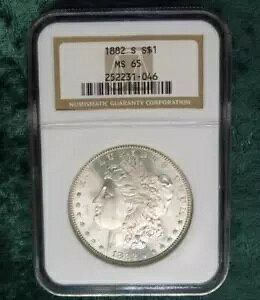 1882 S NGC MS 65 [K Vo[ _[AAJO Vo[ 1 h RC