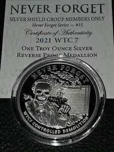 1�I���X �V���o�[ 2021 WTC7 �R���g���[���h �f�����V���� �V���o�[ �V�[���h �v���[�t �l�o�[ �t�H�[�Q�b�g # 15