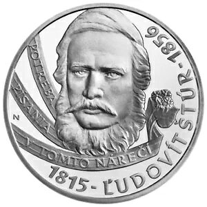 ��� Ludovit Stur ���a 200 �N 2015 - �X���o�L�A - �P�[�X���� - 18 gr PP-