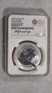 2024 �C�M���X NGC PF70 RP ���C�I�� & �C�[�O�� ���o�e�B �x�� �v���C�x�[�g �}�[�N 2PCoin!