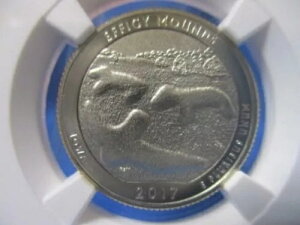 アメリカ 25 セント記念コイン 2017 /プルーフ//米国造幣局 225 周/人形塚