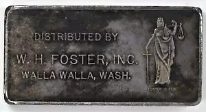 1968 WH �t�H�X�^�[ 3 �I���X .999 �V���o�[ �o�[ Inc Walla Walla Hecla Mining Company ���A