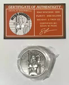 DEVILS DOORBELL STL �~���g XXX �X�p�C�V�[ �V���o�[ 2 �I���X 0.999 �V���o�[ �A�[�g ���E���h ��l�p�e�[�}