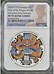 2024 �I�[�X�g�����A �v���[�t �J���[���C�Y�h ���i�[ �h���S�� 1 �I���X �V���o�[ OGP �p�[�X �~���g NGC PF70