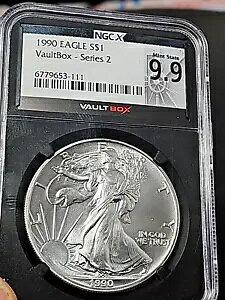 1990 AJ Vo[ C[O *VaultBox V[Y 2* NGC O[h 9.9 MS 69 A