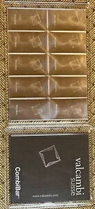 Valcambi Swiss 10 x 10g .999 �t�@�C�� �V���o�[ CombiBar �V�[�g (�������ꂽ�A�b�Z�C �J�[�h����)