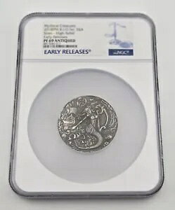 2018 Mythical Creatures The Siren �n�C�����[�t �A���e�B�[�N 2�I���X .999 �V���o�[ NGC PF69