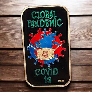 PEM Postal Express Mint COVID-19 �O���[�o�� �p���f�~�b�N �A�[�g �o�[ �G�i���� 1 �I���X 0.999 �V���o�[