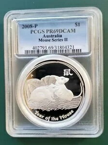 2008 I[XgA C[ Iu U }EX 1 IX Vo[ v[t RC PCGS PR 69 fB[v JI !