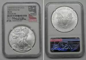 2008 W o[jbV AJ Vo[ C[O - NGC MS 70 }CN LbX TC #8003