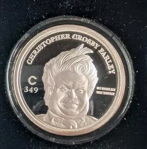 2020 Chris Farley �I�[�X�g���b�` �N���X�g �V���o�[ �R�C�� 1 �I���X .999 �V���o�[ �R�C�� #/1000 COA �t��