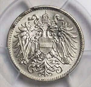 1916NAI[XgAAtVXEWZtI.Cu-Ni-Zi 10 Heller CoinB 1΃^CvI PCGS MS-66I