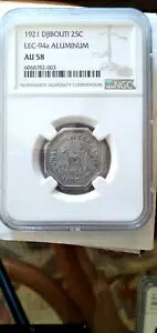 �W�u�` 1921�N �uLEC-94a�v 25C �A���~�j�E���R�C�� NGC AU 58