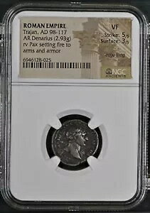 ���[�}�鍑 - �g�����k�X - AD 98-117 - �f�i���E�X��� - NGC VF - RIC:102