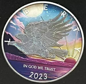 2023 �T���A VAPORWAVE .999 �t�@�C�� �V���o�[ ���^���b�N�ƃz�� �R�C�� 100 WW ����!