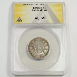 1898 R ANACS AU55 - T}m 1  RC #49143A