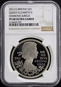 �R�C�� �V���o�[ �v���[�t 2012 QEII �_�C�������h �W���r���[ ?5 NGC �X���u PF68 �E���g�� �J���I REFC