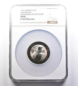 1992 I[XgA 2 h Vo[CJZ~ ؂̐؂芔 MS68 NGC *4696