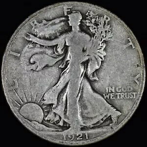 1921-S �E�H�[�L���O ���o�e�B �n�[�t�_���[ ? �㎿ F ? 50C �V���o�[ �R�C�� N ?�M���ł���?